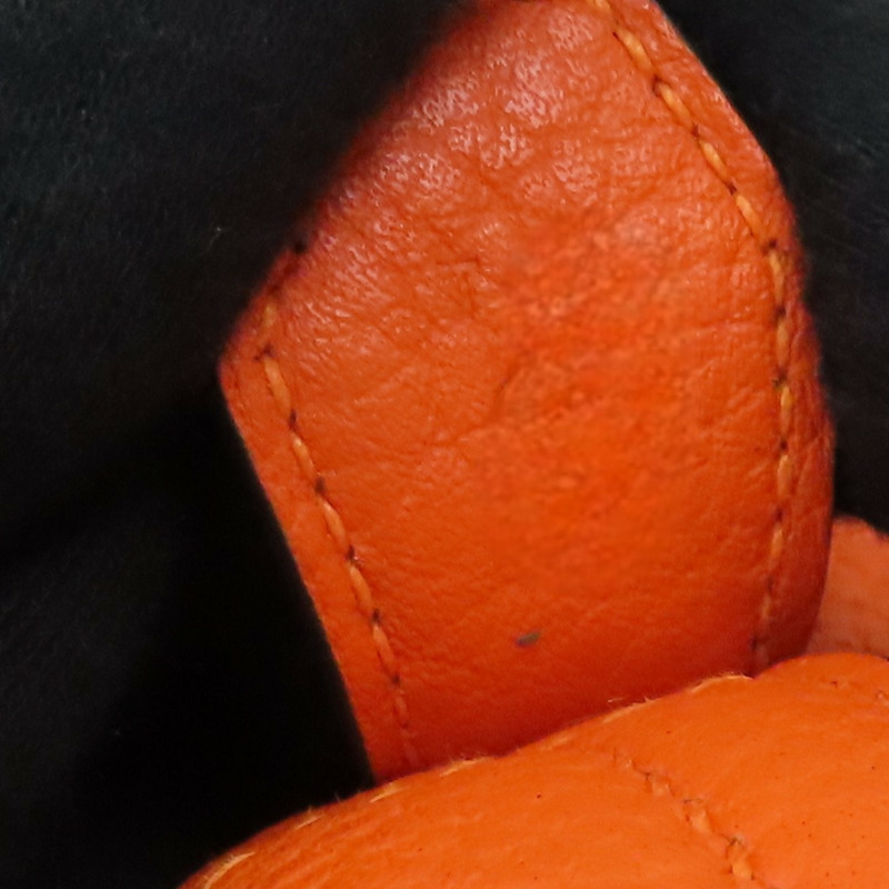 馬仕橘 Clemence牛皮 Bolide 31 柏莉包 兩用包 T刻 銀釦【HERMES 愛馬仕】 T刻/93色/PHW-6