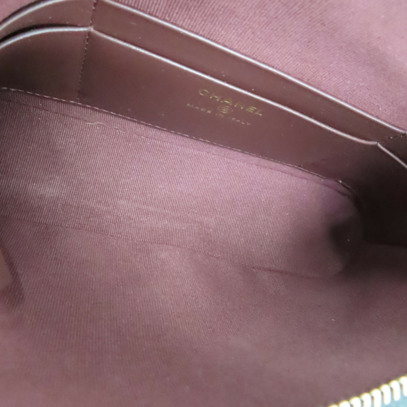 黑色 菱格紋 荔枝牛皮 貝殼包 鍊帶肩背包 金釦【CHANEL 香奈兒】 AP4016-2