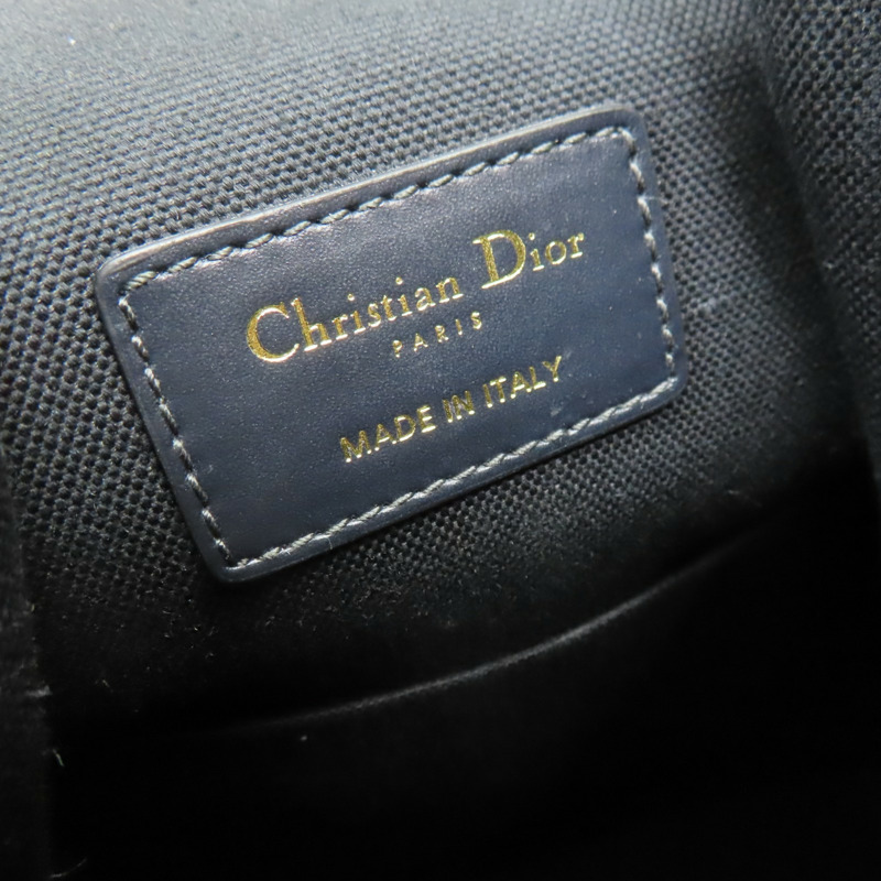 藍色 Oblique 緹花帆布 C'est Dior 中型 水桶包 兩用包【Dior 迪奧 】 M2271UTZQ-3