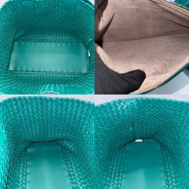 BOTTEGA VENETA 綠色INTRECCIATO CABAS MM 手提包-6