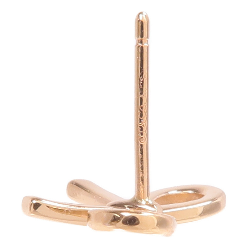 TIFFANY＆CO 18K黃金Bow Earring耳環-5