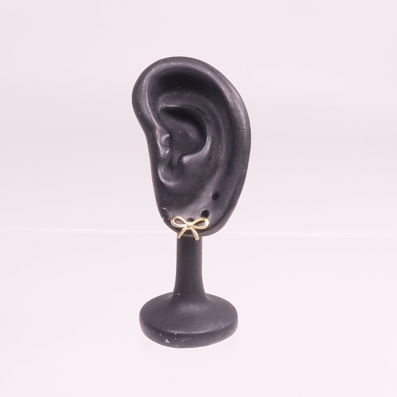 TIFFANY＆CO 18K黃金Bow Earring耳環-8