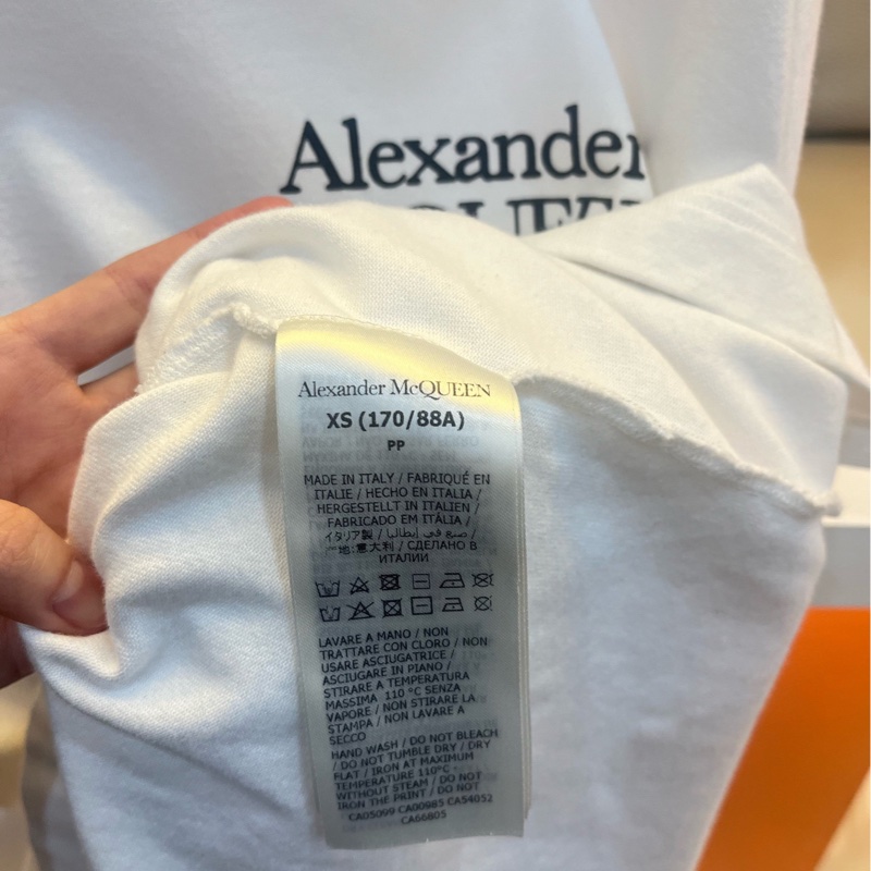 麥昆/Alexander McQueen Exploded標誌T恤 7棉-4