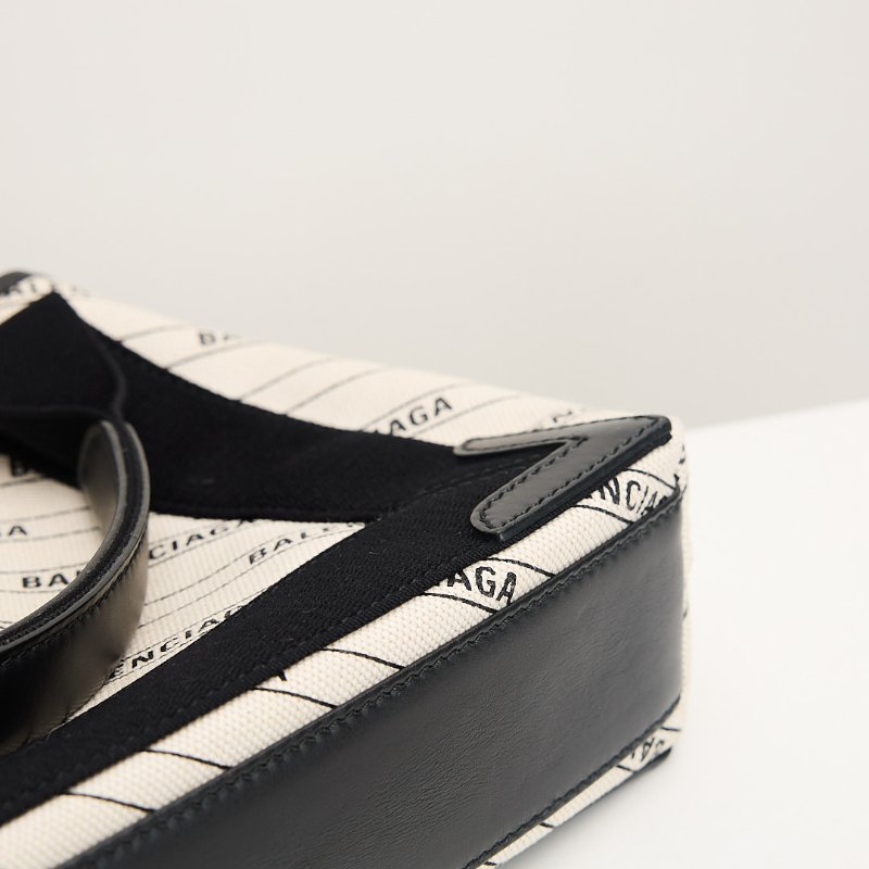 二手Balenciaga Navy cabas xs帆布包-3