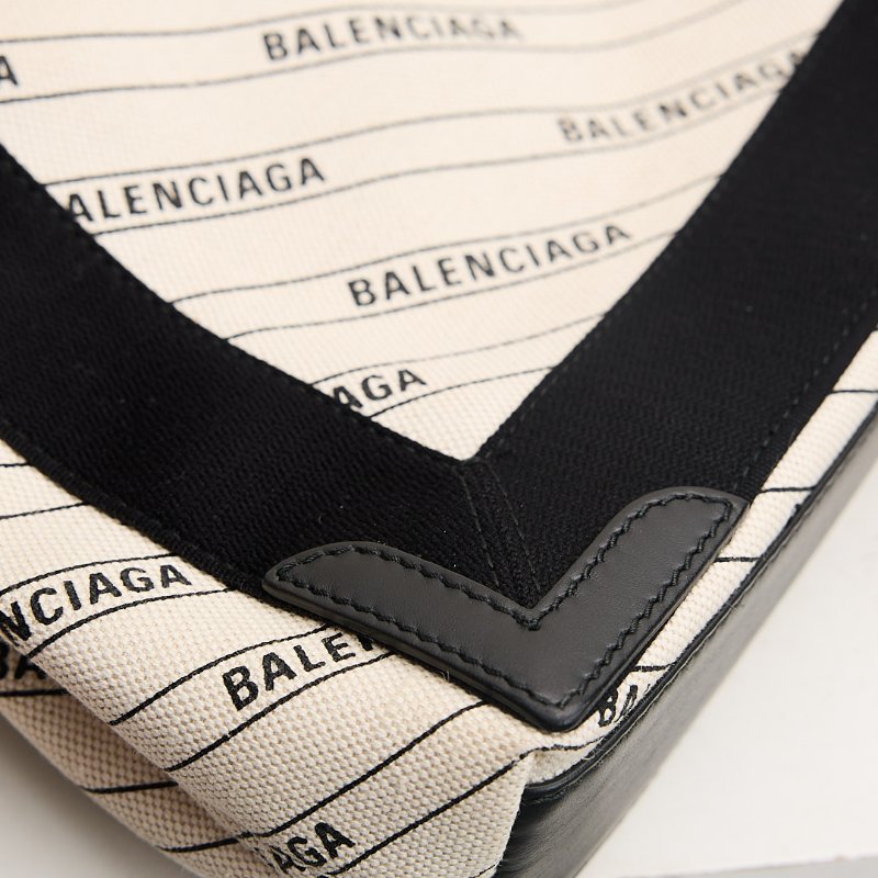 二手Balenciaga Navy cabas xs帆布包-8