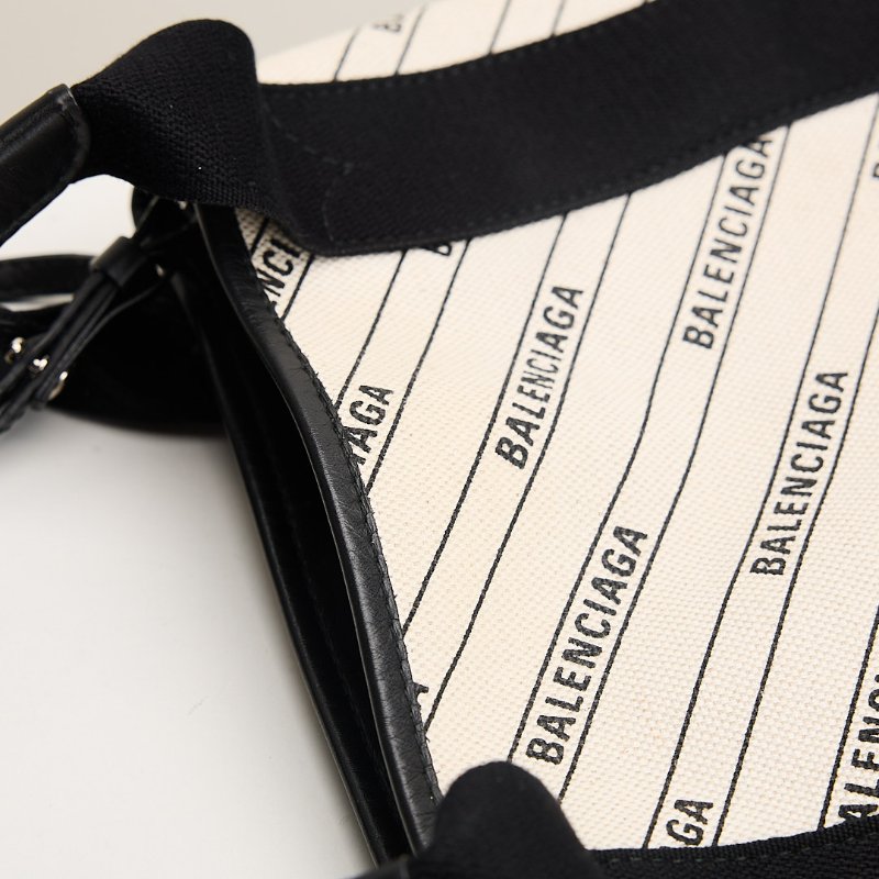 二手Balenciaga Navy cabas xs帆布包-12