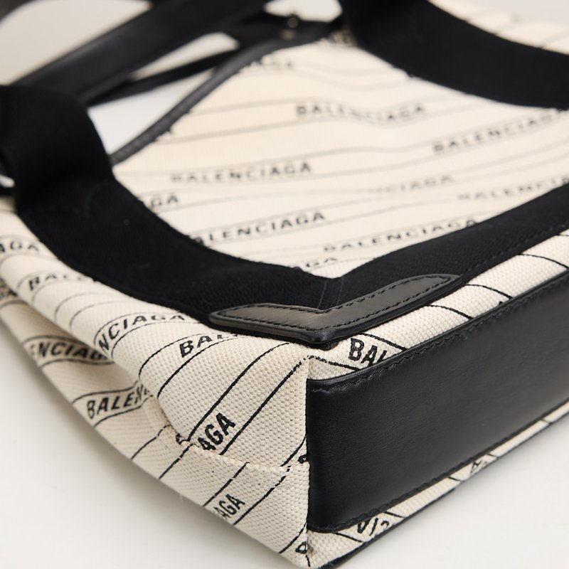 二手Balenciaga Navy cabas xs帆布包-14