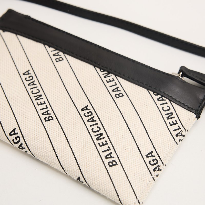 二手Balenciaga Navy cabas xs帆布包-19