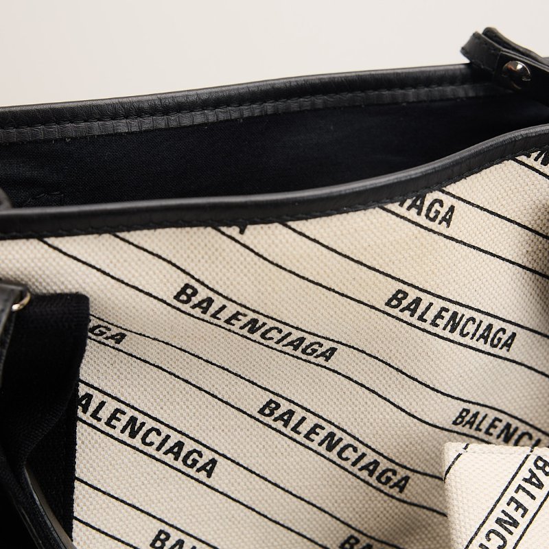 二手Balenciaga Navy cabas xs帆布包-20