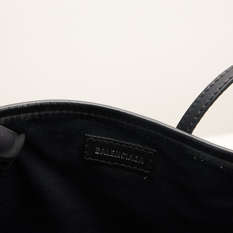 二手Balenciaga Navy cabas xs帆布包-24
