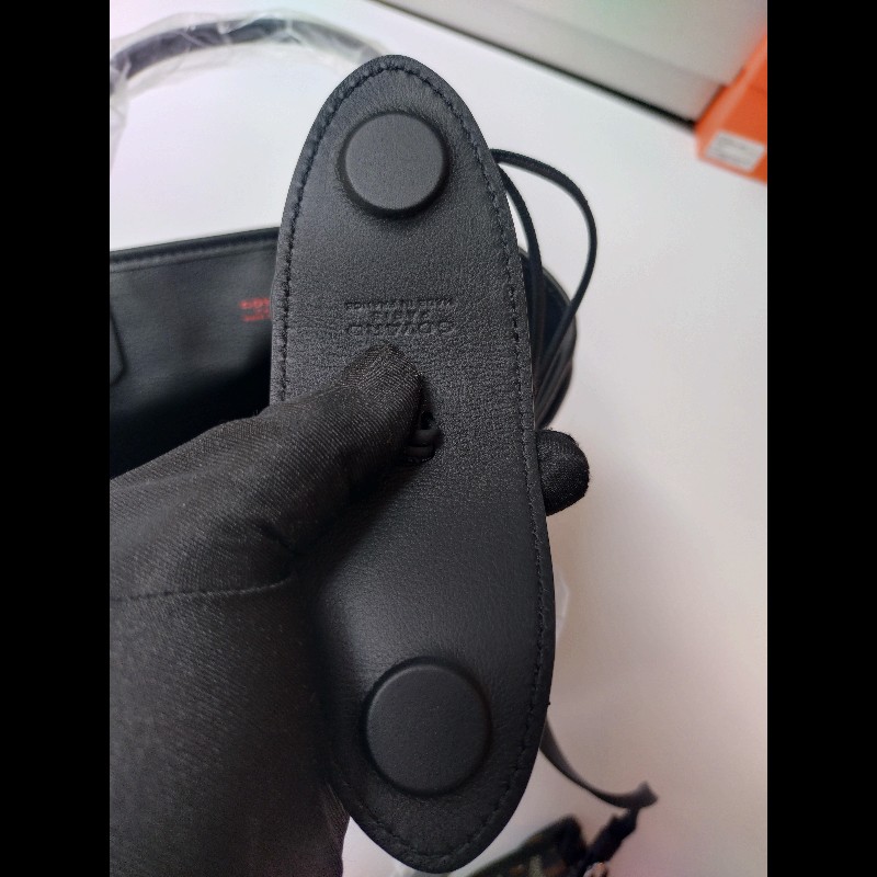 Goyard 黑底咖印花幸運草帆布雙面托特包 mini Anjou-23