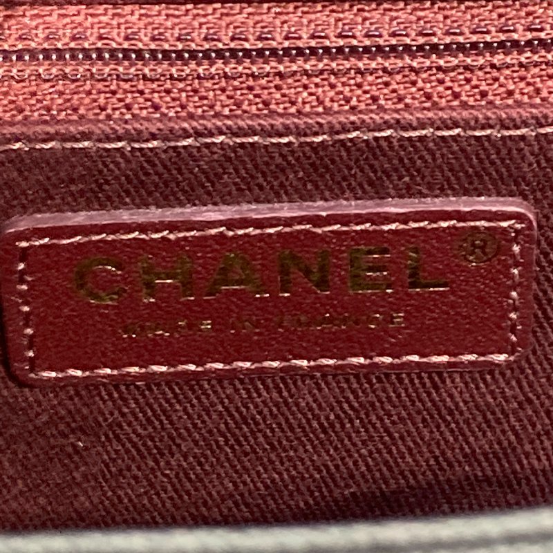 CHANEL 香奈兒 BUSINESS AFFINITY FLAP BAG 郵差翻蓋包 牛皮 黑色 淺金釦-13