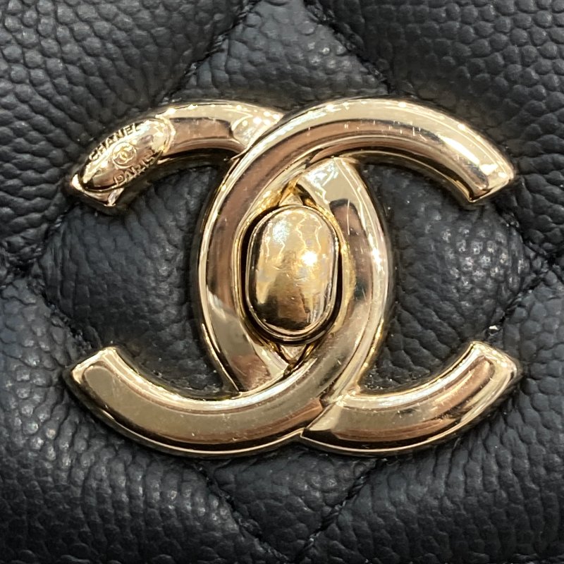 CHANEL 香奈兒 BUSINESS AFFINITY FLAP BAG 郵差翻蓋包 牛皮 黑色 淺金釦-14