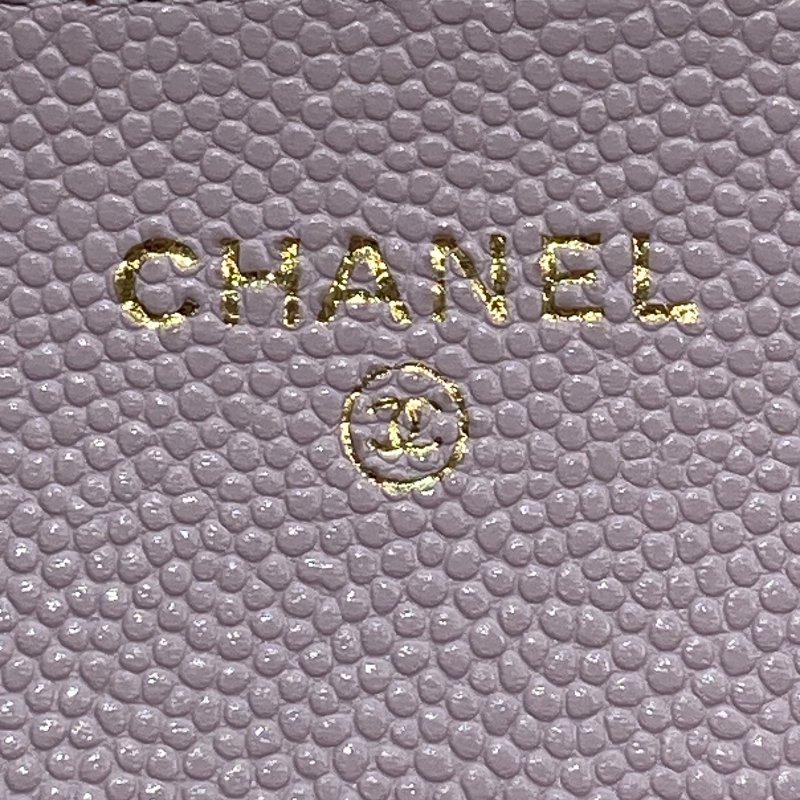 CHANEL 香奈兒 AP2136 WALLET ON CHAIN 2021春夏款珍珠翻蓋斜背包 荔枝牛皮 寶寶粉 淺金釦-13