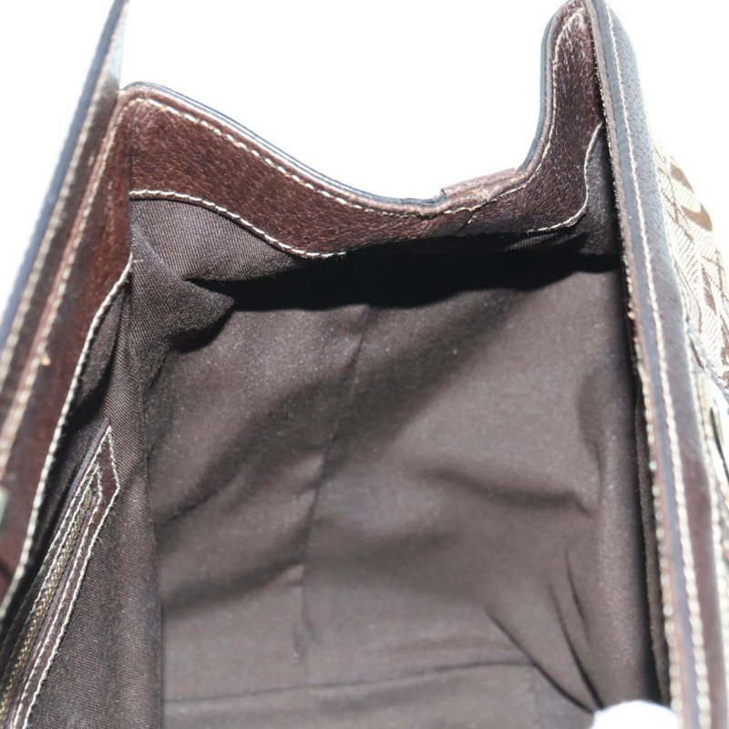 【日本直送】GUCCI Sherry Line 手提包 帆布 棕色 金色 146002 正品 167181V-22