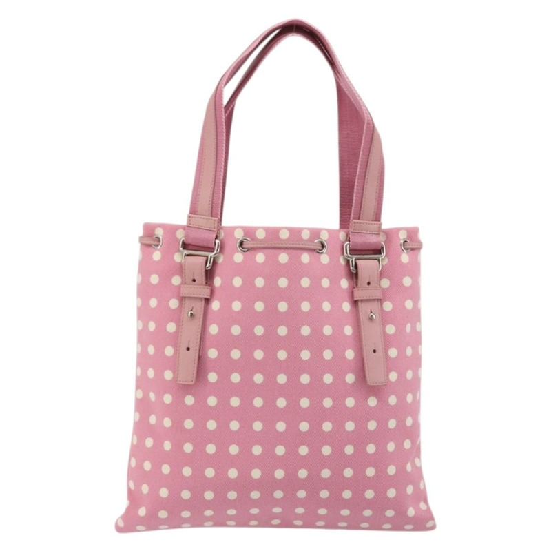 【日本直送】SAINT LAURENT Kahala 手提包 帆布 粉紅色 銀色 123435 正品 YKZ1106V-1