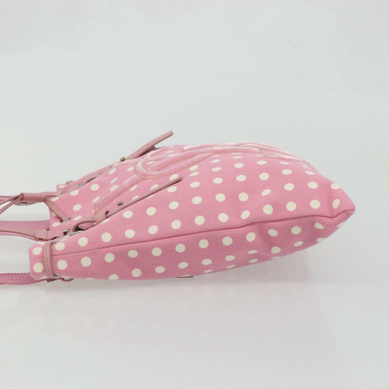 【日本直送】SAINT LAURENT Kahala 手提包 帆布 粉紅色 銀色 123435 正品 YKZ1106V-3