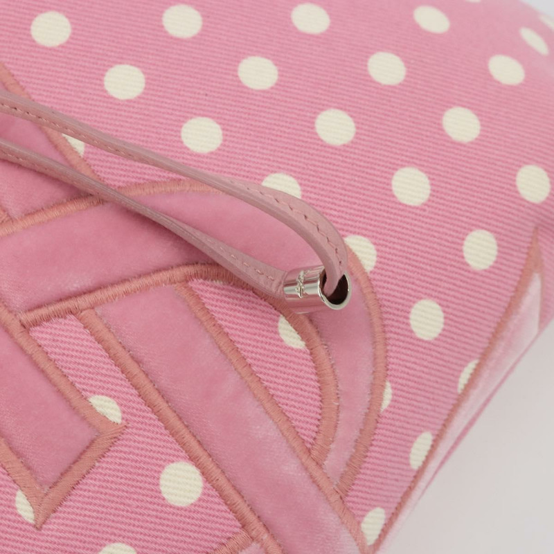 【日本直送】SAINT LAURENT Kahala 手提包 帆布 粉紅色 銀色 123435 正品 YKZ1106V-8