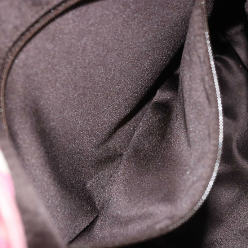 【日本直送】SAINT LAURENT Kahala 手提包 帆布 粉紅色 銀色 123435 正品 YKZ1106V-22