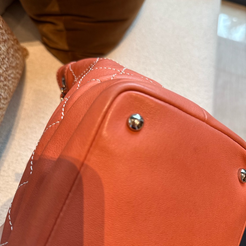 Chanel 橘色手提/肩背 小包-9