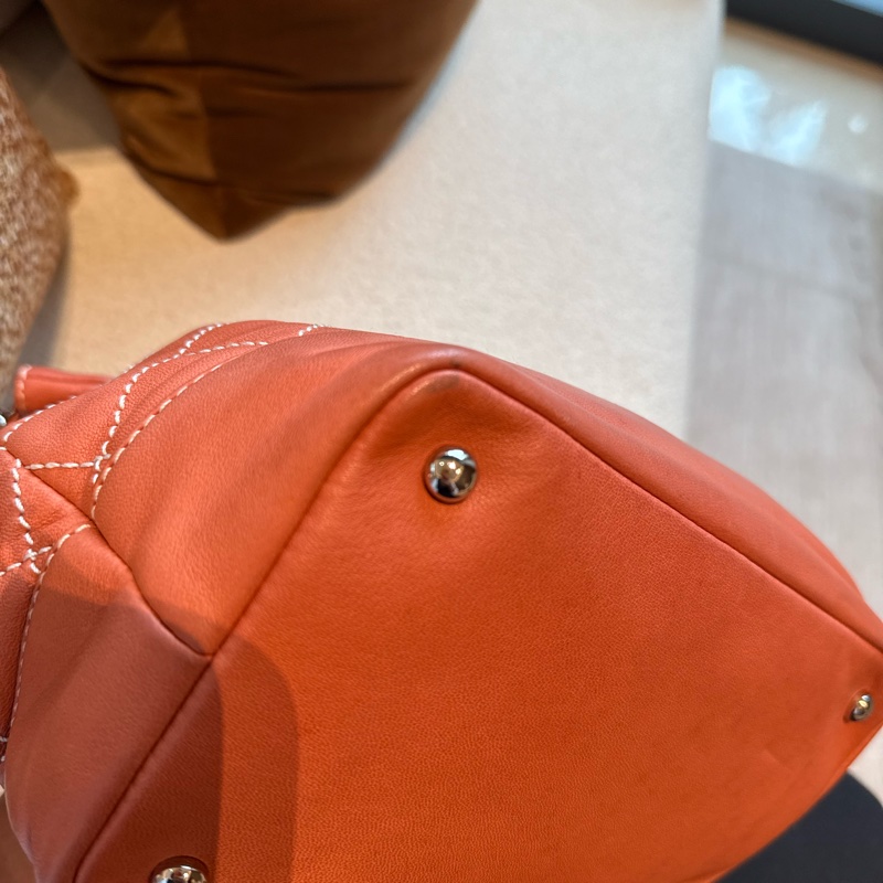 Chanel 橘色手提/肩背 小包-10