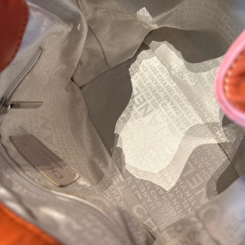 Chanel 橘色手提/肩背 小包-12