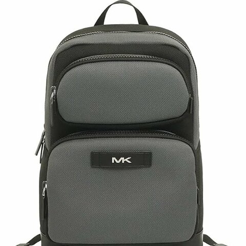快速出貨！【Michael Kors】尼龍公事後背包-灰黑