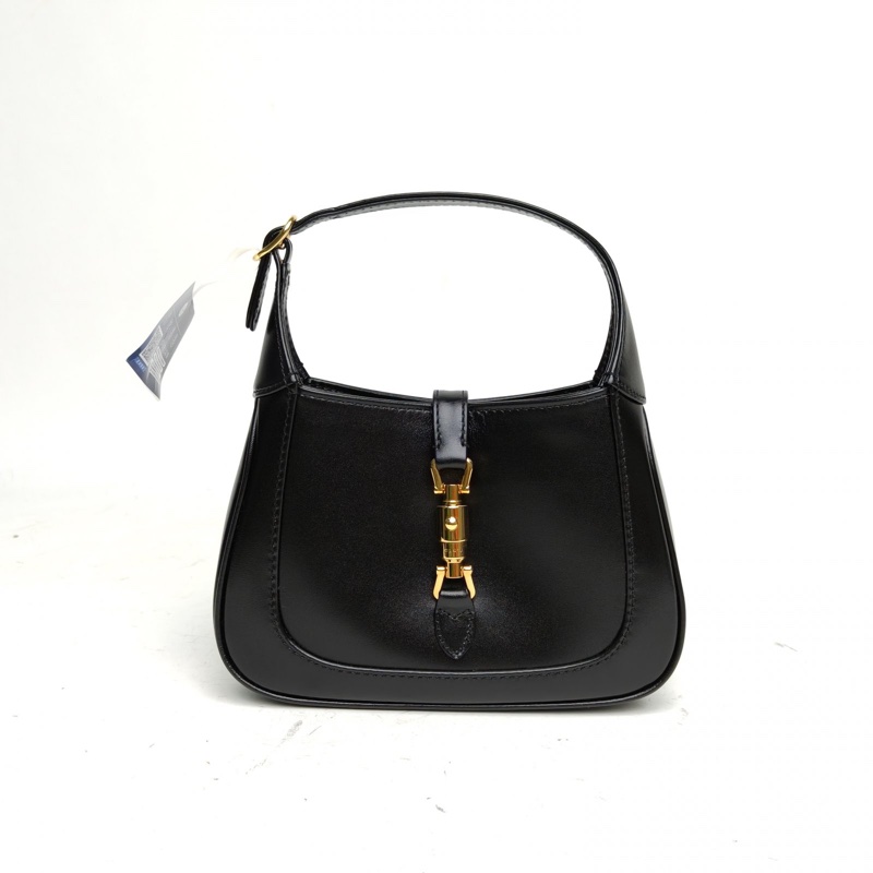 GUCCI Jackie1961Mini19黑色牛皮金扣-0