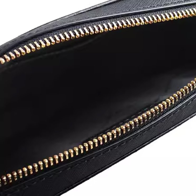 快速出貨!【Michael Kors】防刮皮革素色鍊條斜背包-黑-3