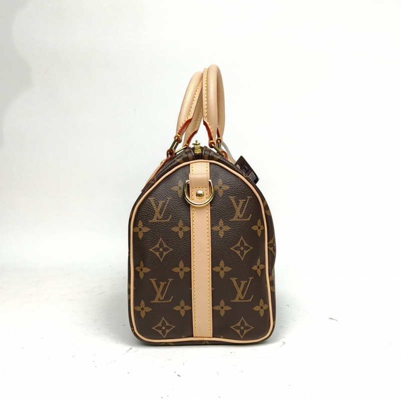 LOUIS VUITTON Speedy25配肩帶老花PVC晶片-1