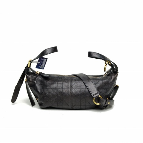 DIOR D-journey小號23cm黑色牛皮金扣2024