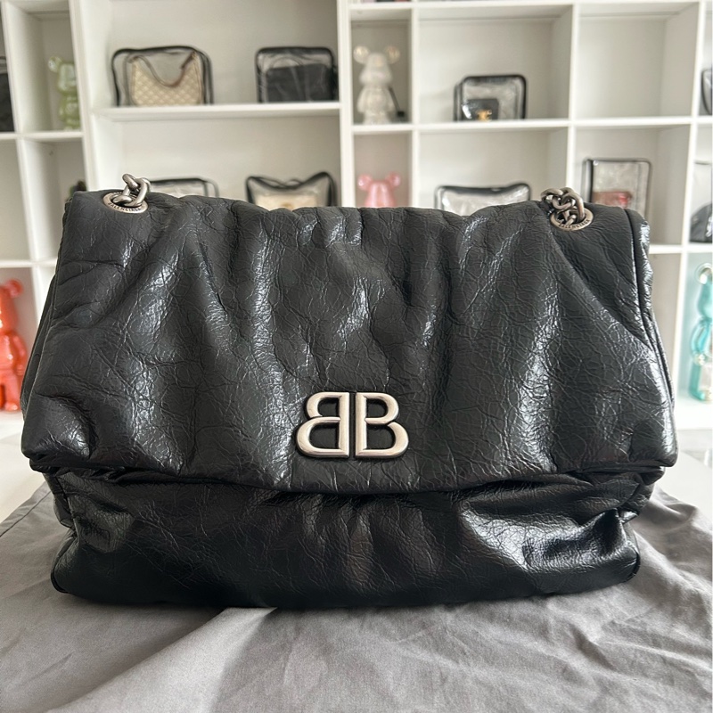 balenciaga巴黎世家托特 黑色包身完好無破無裂-0