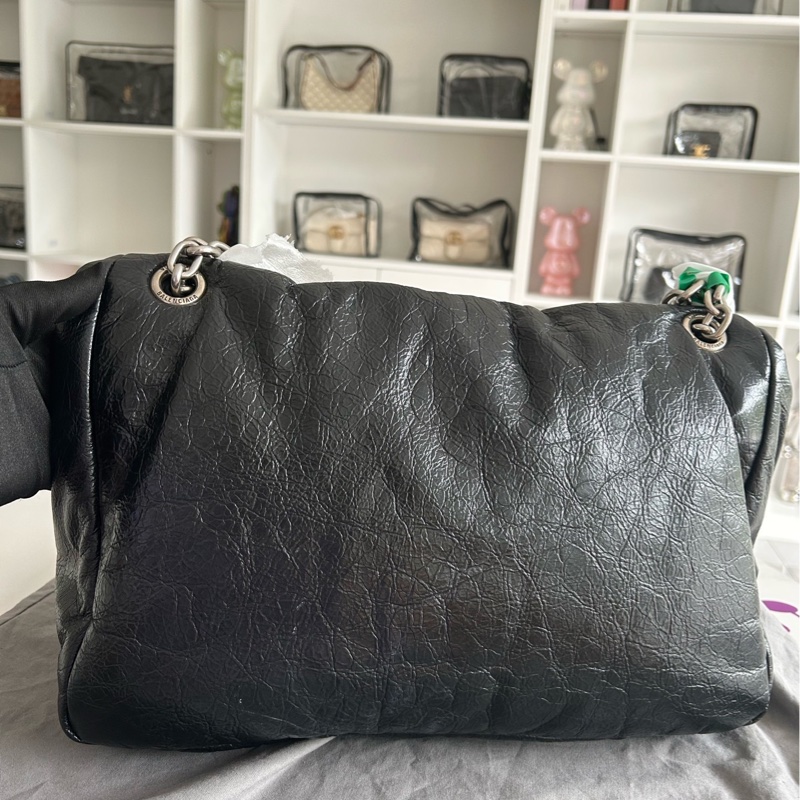 balenciaga巴黎世家托特 黑色包身完好無破無裂-2