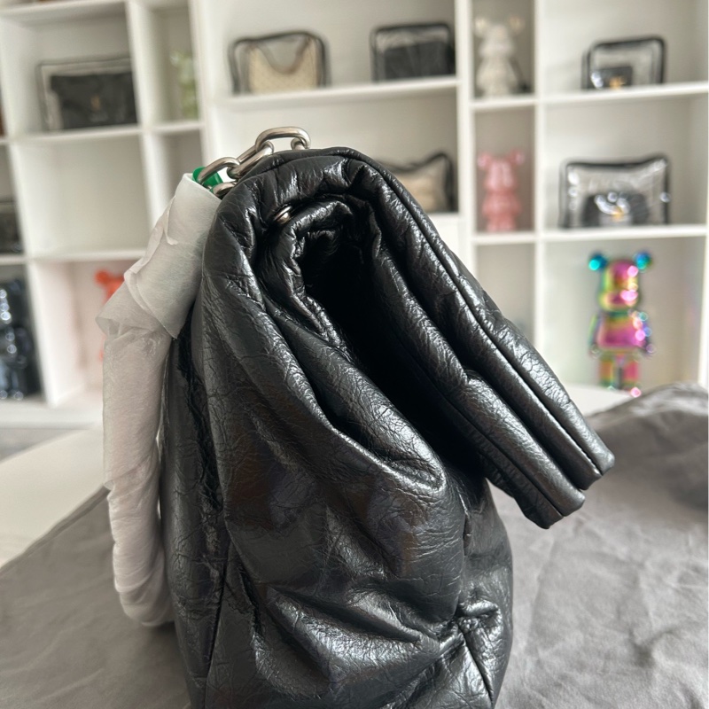 balenciaga巴黎世家托特 黑色包身完好無破無裂-3