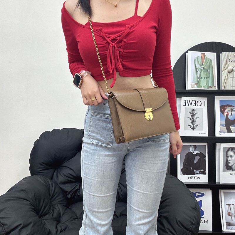 【赫蒂國際精品】Gucci古馳 棕色復古信封包 vintage-2