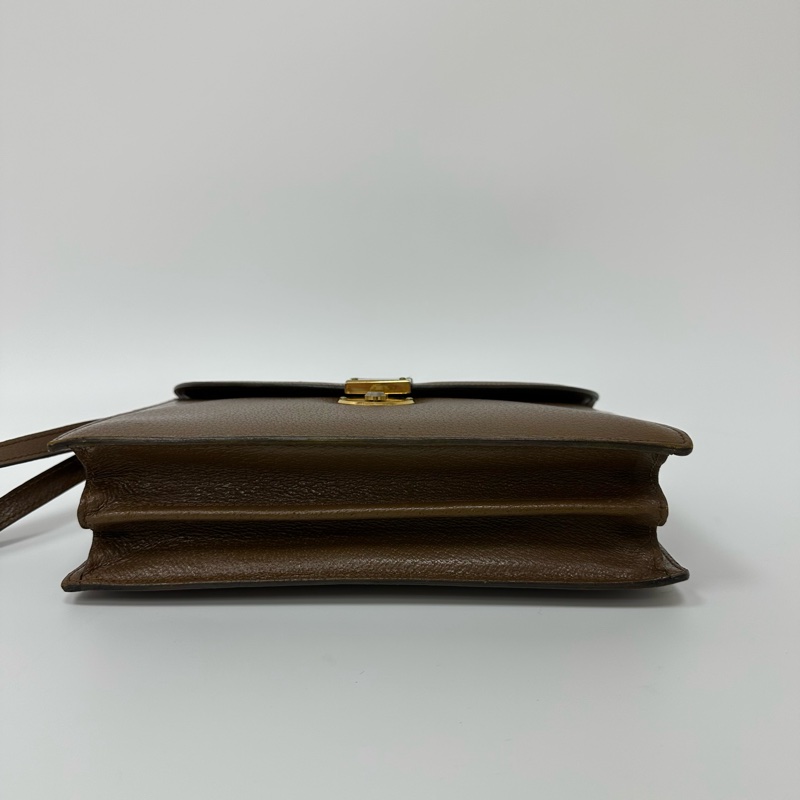 【赫蒂國際精品】Gucci古馳 棕色復古信封包 vintage-8