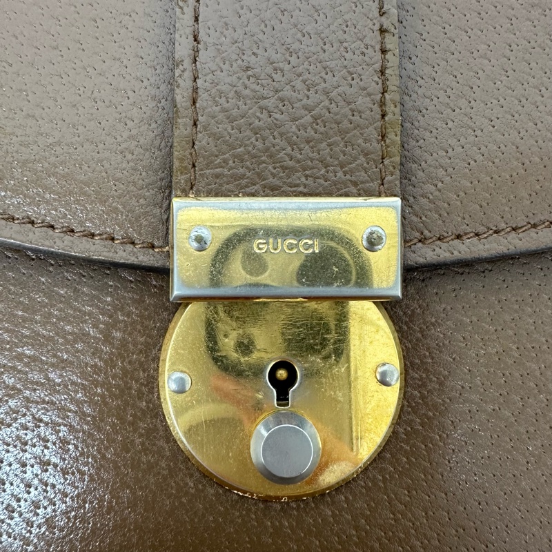【赫蒂國際精品】Gucci古馳 棕色復古信封包 vintage-10