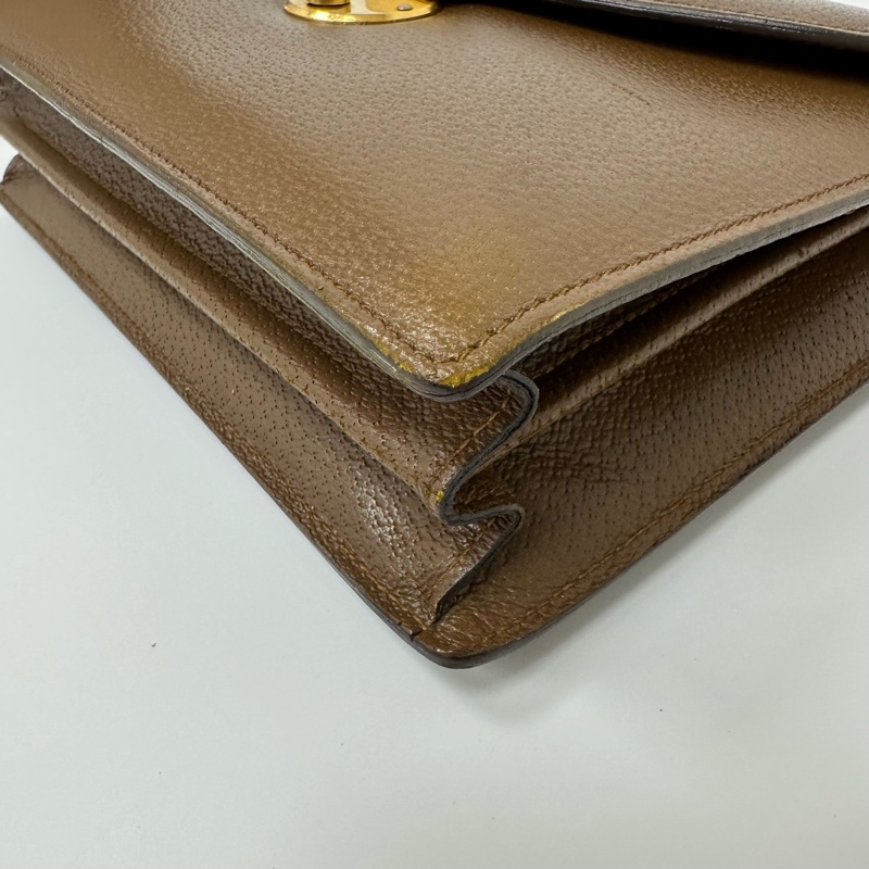 【赫蒂國際精品】Gucci古馳 棕色復古信封包 vintage-11