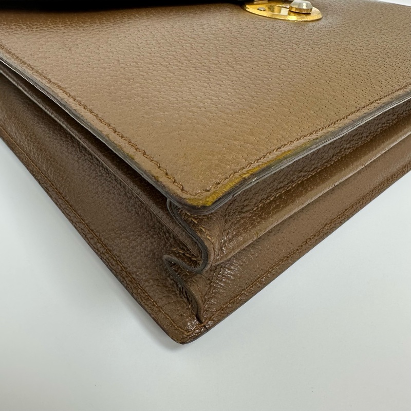 【赫蒂國際精品】Gucci古馳 棕色復古信封包 vintage-12