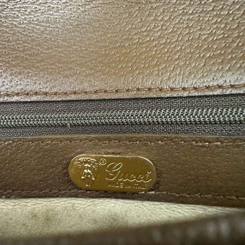 【赫蒂國際精品】Gucci古馳 棕色復古信封包 vintage-21