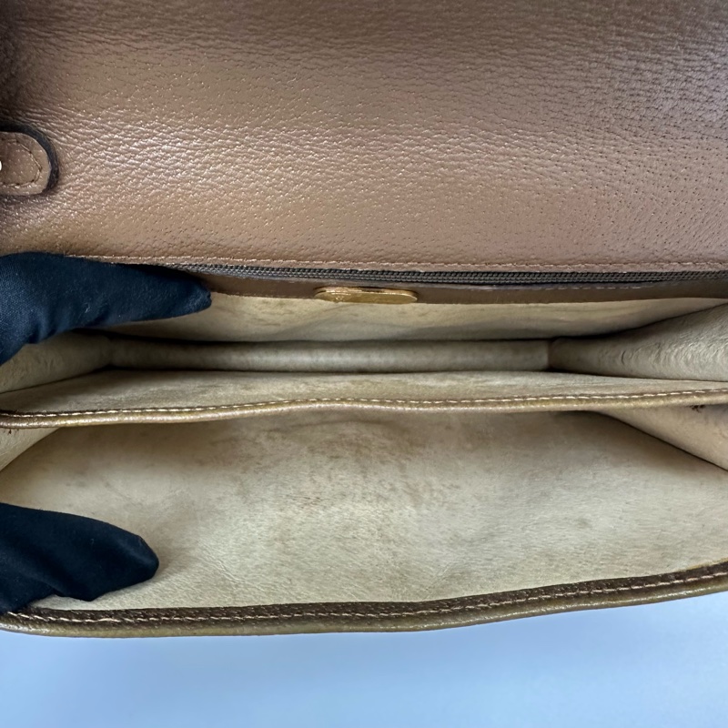 【赫蒂國際精品】Gucci古馳 棕色復古信封包 vintage-22