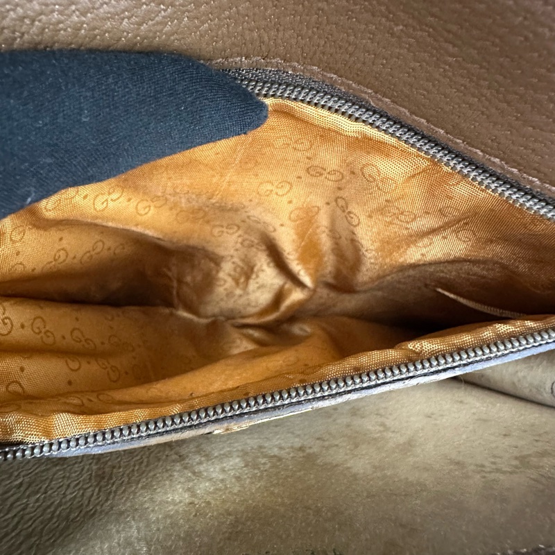 【赫蒂國際精品】Gucci古馳 棕色復古信封包 vintage-24