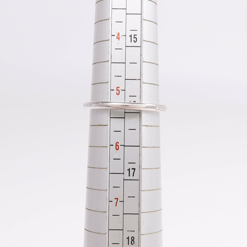 HERMES 18K白金Kelly Clochette Ring鑽石戒指-5