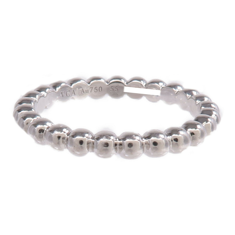 Van Cleef & Arpels 18K白金Perlee Pearls M戒指-1