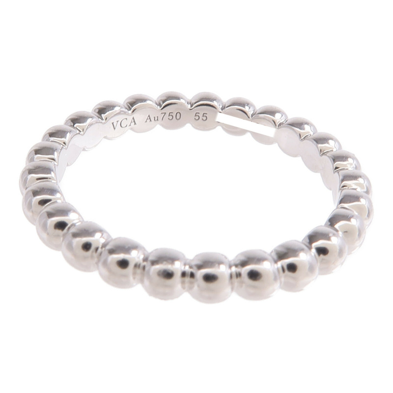 Van Cleef & Arpels 18K白金Perlee Pearls M戒指-4