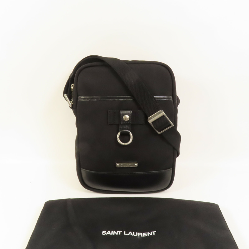SAINT LAURENT 帆布Rivington Race Messenger Bag肩背袋-10