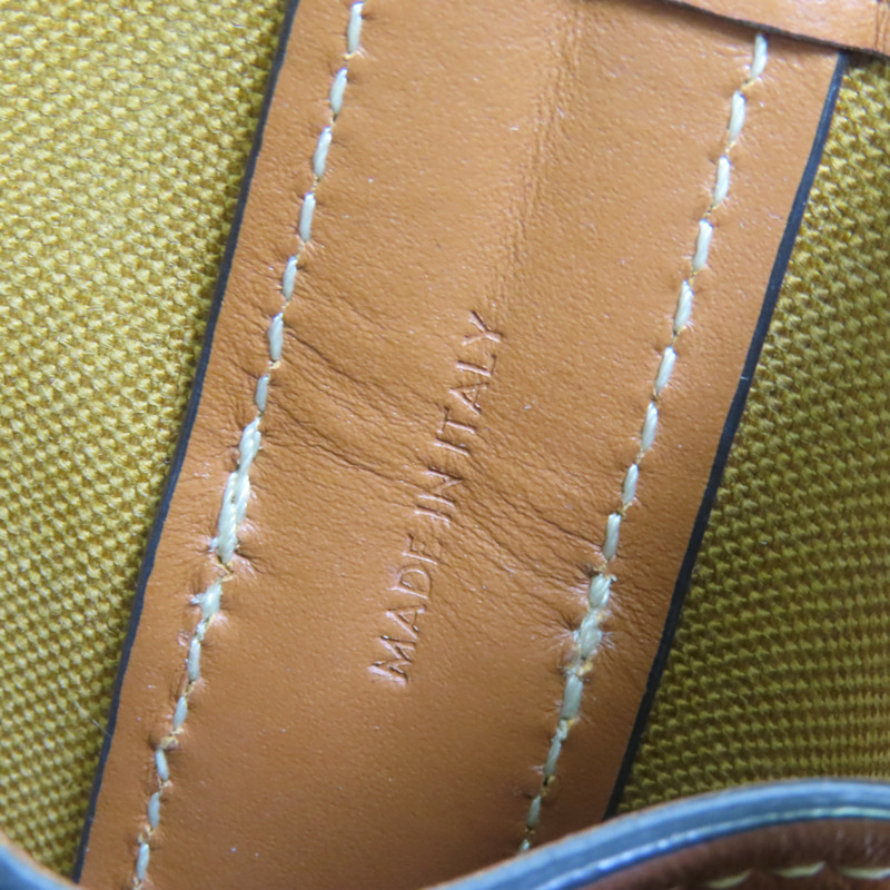 CELINE 塗層帆布Triomphe Drawstring Small bucket肩背袋-7