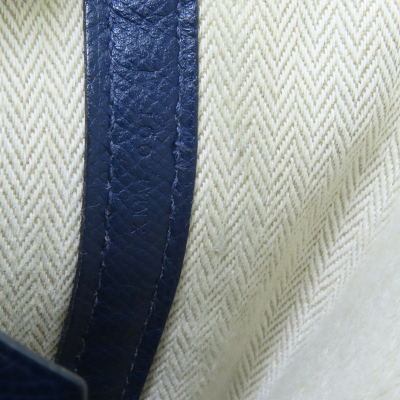 HERMES Epsom皮革Garden Party TPM手挽袋Blue Nuit-8