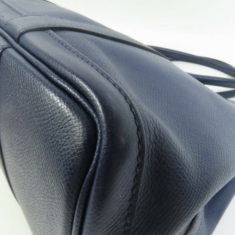 HERMES Epsom皮革Garden Party TPM手挽袋Blue Nuit-10