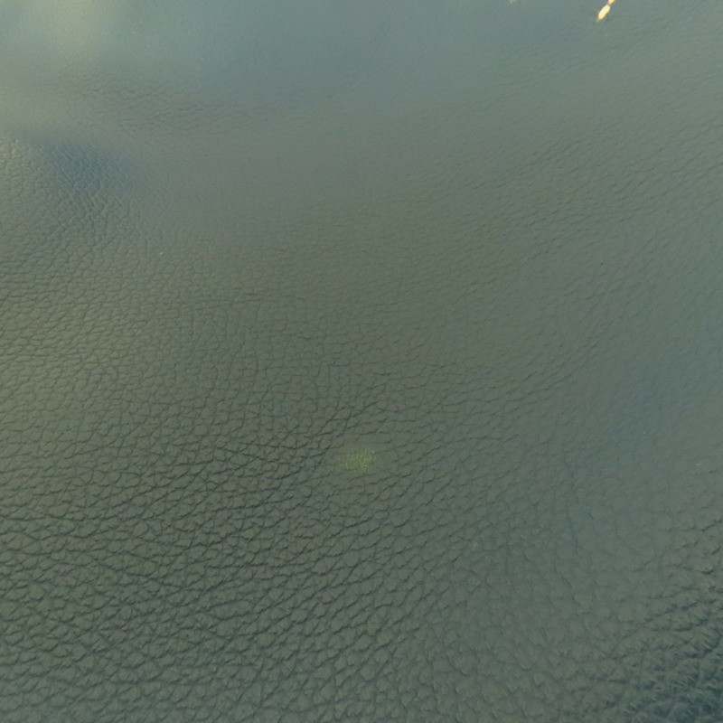 HERMES Clemence皮革Double Sens 45手挽袋Etain/Bleu Izmir-13